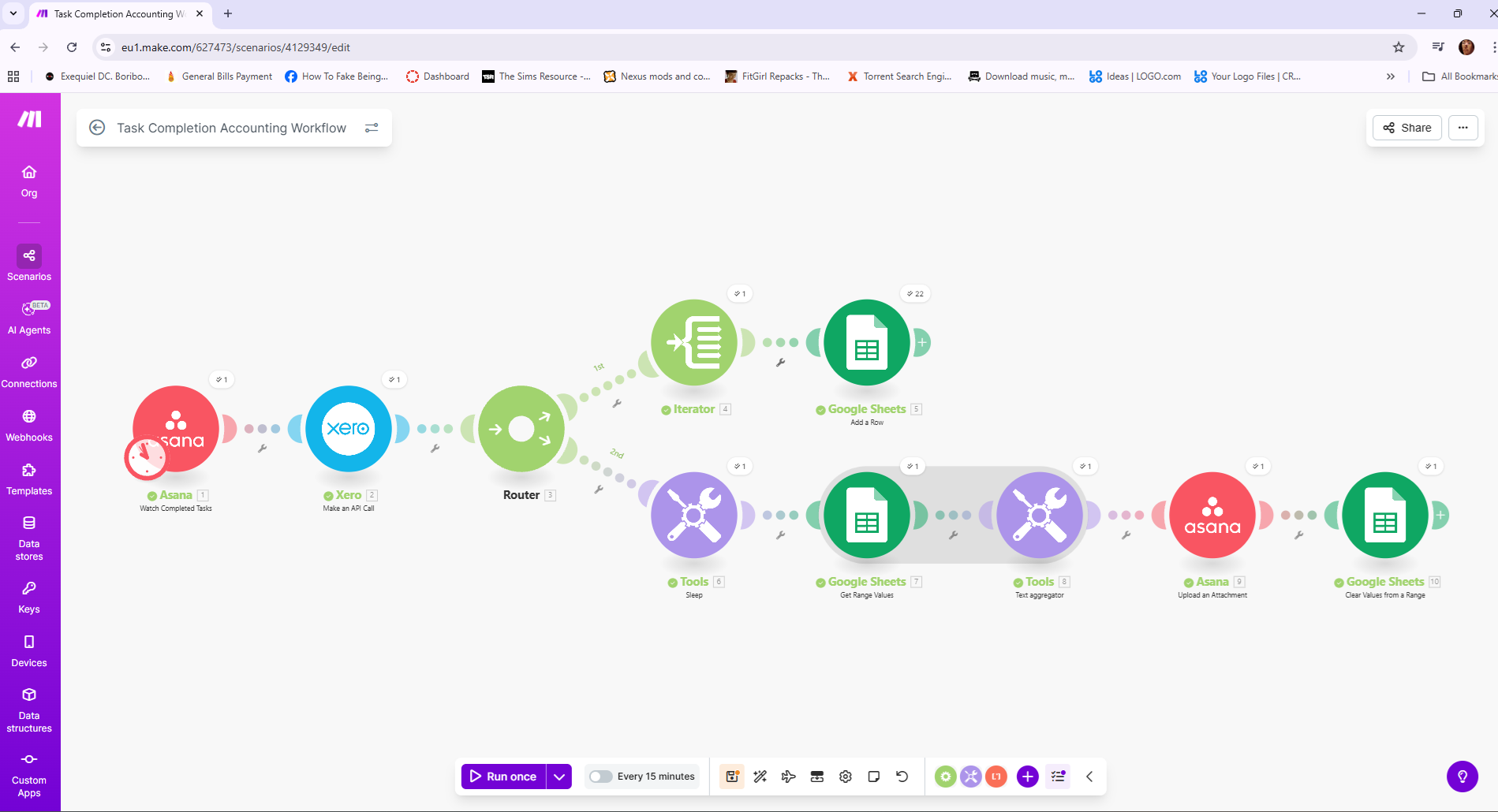 Exact Workflow Task Exequiel DC. Boribor | Workflow & AI Automation Specialist